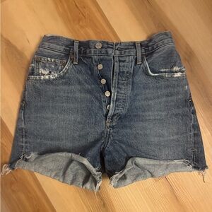 AGOLDE Denim Shorts - high waisted, size 25